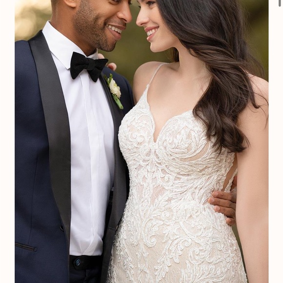 Martina Liana Style # 1250 beaded wedding dress - Picture 7 of 16